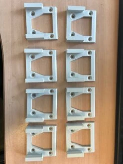 Merkloos Accu Houder Voor 1 Makita Accu 8 Stuks