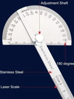 RVS 180° Gradenboog Hoekzoeker-ronde Kop Met 4 Inch 10 Cm Liniaal -Makita Winkel 900x1200 39