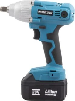 Deutsche Stahl Slagmoersleutel - Slagmoersleutel Met 2 Accu - Draadloos - Elektrische Moersleutel - Draadloos Slagschroevendraaier - Gereedschap - Impact Wrench Met LED - 20V - Incl. 4-delige Doppenset En Opbergkoffer - Blauw -Makita Winkel 901x1200