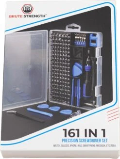 Brute Strength - 161 Delige Precisie Schroevendraaierset Magnetisch - Universeel - Magnetisch - Gereedschapset- Schroevendraaiers - Bitset Met Torx - Cadeau Voor Man -Makita Winkel 905x1200 2