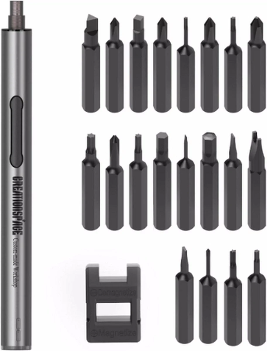 EYSS / Oplaadbare Electrische Schroevendraaier Set / In De Auto / Pocket Schroevendraaier Voor Snelle Reparaties / USB-C Oplader 3 EYSS / Oplaadbare Electrische Schroevendraaier Set / In De Auto / Pocket Schroevendraaier Voor Snelle Reparaties / USB-C Oplader