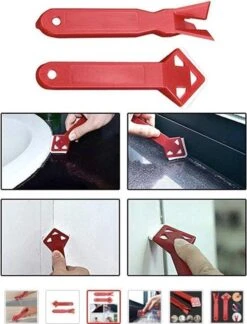 Handige Kit Schrapper & Afwerker - 2 Stuks Handige Kit Schraper Tool - Kit Verwijderaar - Kitten - Klussen - Siliconenkit - Douche - Kit Strijker + Kit Schraper Tool Set - Handige Kit Verwijderaar - Afwerker Voor Kitten - Schraper Voor Siliconenkit -Makita Winkel 914x1200 1