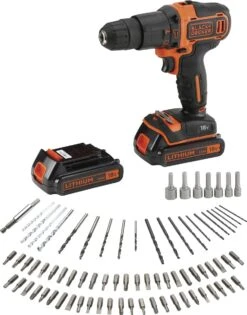 Black & Decker BLACK+DECKER BDCHD18BAFC-QW Accu Klopboormachine - 18V - 2 Accu's - Incl. 80 Accessoires 15 Black & Decker BLACK+DECKER BDCHD18BAFC-QW Accu Klopboormachine - 18V - 2 Accu's - Incl. 80 Accessoires -Makita Winkel 942x1200 1