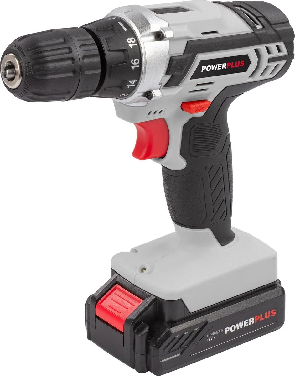 Powerplus POWC1051 Accu Boormachine - 12V - Incl. 1 X 1,3Ah Accu En Lader 4 Powerplus POWC1051 Accu Boormachine - 12V - Incl. 1 X 1,3Ah Accu En Lader - Afbeelding 2