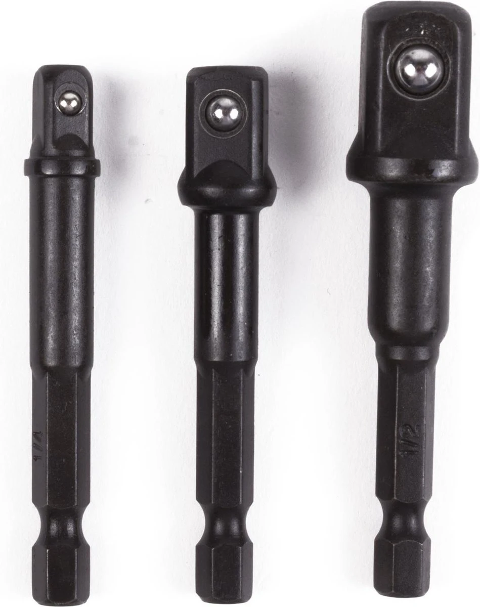 Benson Boormachine Verloop Naar Dop 1/4" - 3/8" - 1/2" 7 Benson Boormachine Verloop Naar Dop 1/4" - 3/8" - 1/2" - Afbeelding 5