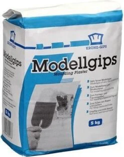 Merkloos 1 Pak Modellgips [ Gips ] 5000 GRAM.