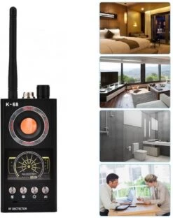 Detectieapparaten - Draadloze Signaaldetector RF Bug Finder Anti-Afgeluisterde Detector Anti Candid Camera GPS Tracker Locator | Zwart -Makita Winkel 951x1200 4