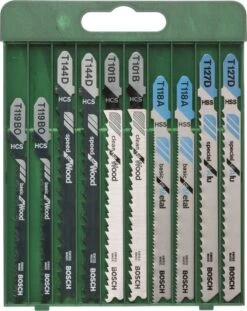 Bosch Decoupeerzaagbladen Set - 10-delig - Voor Zagen In Hout En Metaal