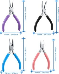 MMOBIEL 4x Sieraden Tangen Set Voor Sieraden Maken / Repareren / DIY Tools -Makita Winkel 954x1200 2