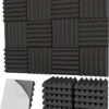 PrimeAmbition Akoestische Panelen – 30x30x5cm – Zelfklevend – Geluidsisolatie – Geluidsdemper – Noppenschuim– Acoustic Foam Panels – Wandpaneel – 12 Stuks -Makita Winkel 954x1200 4