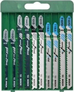 Bosch Decoupeerzaagbladen Set - 10-delig - Voor Zagen In Hout En Metaal -Makita Winkel 960x1200