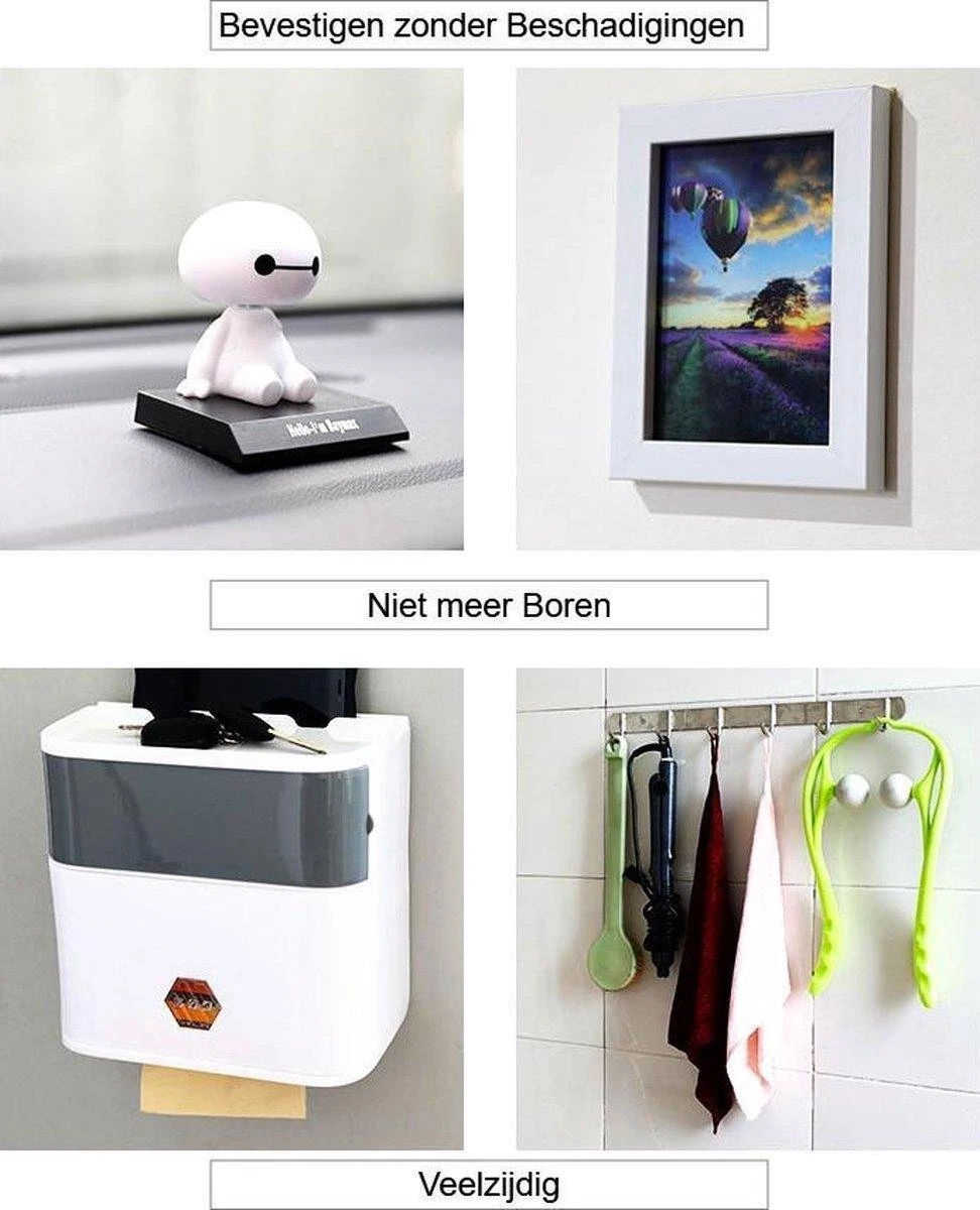 Nano Tape - 3 Meter Lang - Dubbelzijdig - Klus Reparatie Tape - Krachtig - Herbruikbaar - Waterdicht 6 Nano Tape - 3 Meter Lang - Dubbelzijdig - Klus Reparatie Tape - Krachtig - Herbruikbaar - Waterdicht - Afbeelding 4