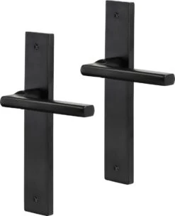 Impresso Redhill Deurklink Zwart – Deurbeslag - Binnendeur – Deurkruk Met Schild – Blind – Langwerpig Deurschild – 230 X 40 X 9 Mm -Makita Winkel 975x1200 3