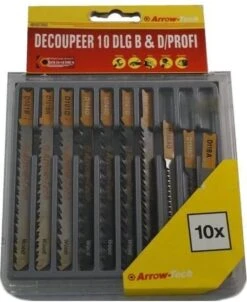 Benson Universele Decoupeerzaagbladen Met U - Schacht Voor Hout & Metaal - 10 Delig -Makita Winkel 981x1200