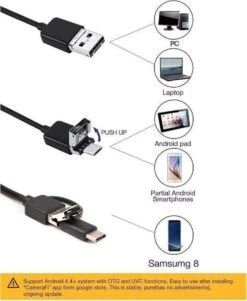 Endoscoop Camera - 7mm - 2 M - Flexibele Kabel - Snake Borescope - Inspectie Camera - Android Smartphone - PC -Makita Winkel 985x1200 3
