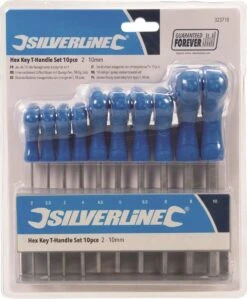 SILVERLINE Inbus Sleutel Hex – 10 Delig – T Greep – 2 T/m 10 Mm -Makita Winkel 992x1200 3