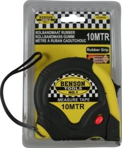 Benson Tools Rolmaat - 10 Meter - 25 Mm - Met Broekklem -Makita Winkel 994x1200 1