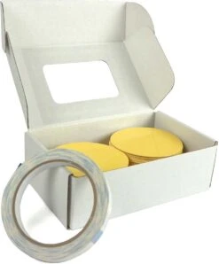 Stip 100 Stuks Oranje ø 90 Mm - Vloersticker Met Gladde Toplaag -Makita Winkel 996x1200 9