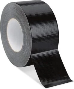 DULA Duct Tape - Zwart - 50mm X 50m - 1 Rol Duckttape